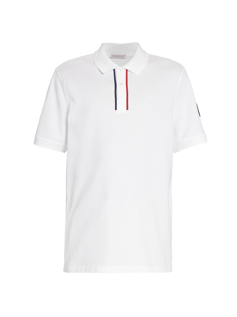 

Рубашка поло с вышивкой Moncler, белый
