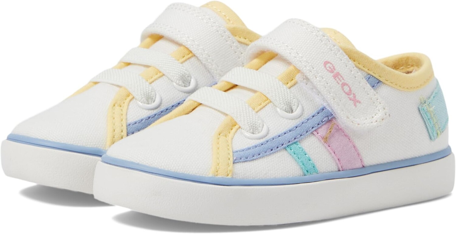 

Кроссовки Geox Gisli 65, цвет White/Light Yellow