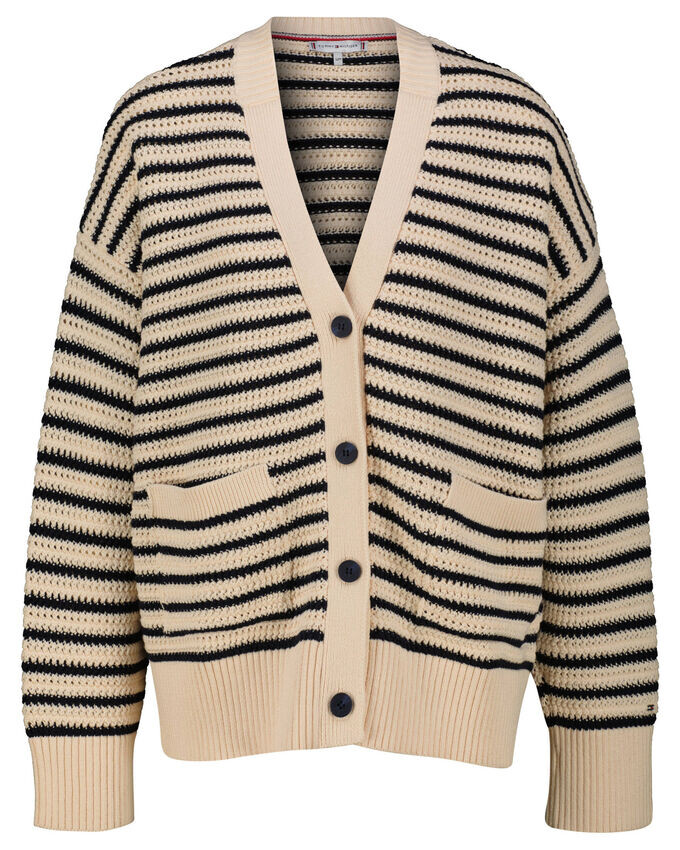 

Вязаный кардиган крючком Tommy Hilfiger, синий