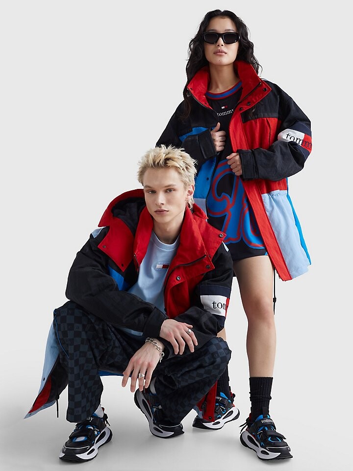 

Сатиновая парка с цветными блоками Tommy Collection Tommy Jeans