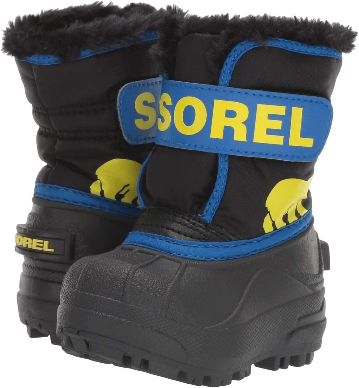 

Зимние ботинки Snow Commander SOREL, цвет Black/Super Blue 1