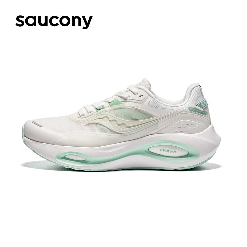 

Кроссовки женские Saucony Firebird 3 амортизирующие, белый / зеленый