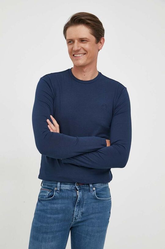 

Рубашка с длинным рукавом Trussardi, темно-синий