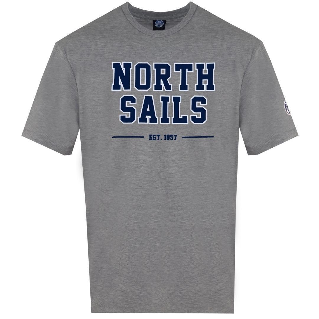 Est 1997 Серая футболка North Sails, серый