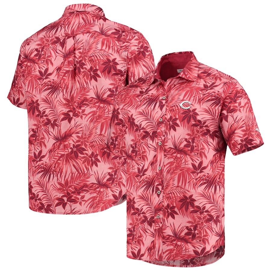 

Рубашка Tommy Bahama Cincinnati Reds, красный