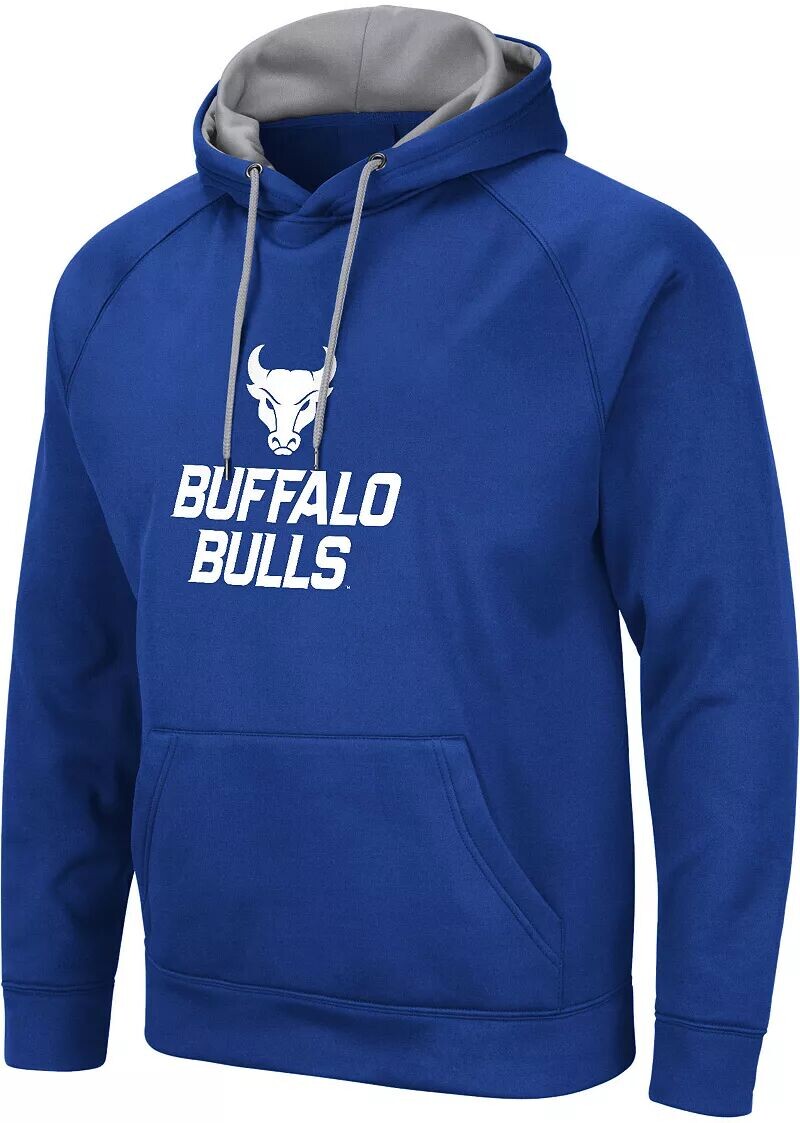 

Colosseum Мужской синий пуловер с капюшоном Buffalo Bulls