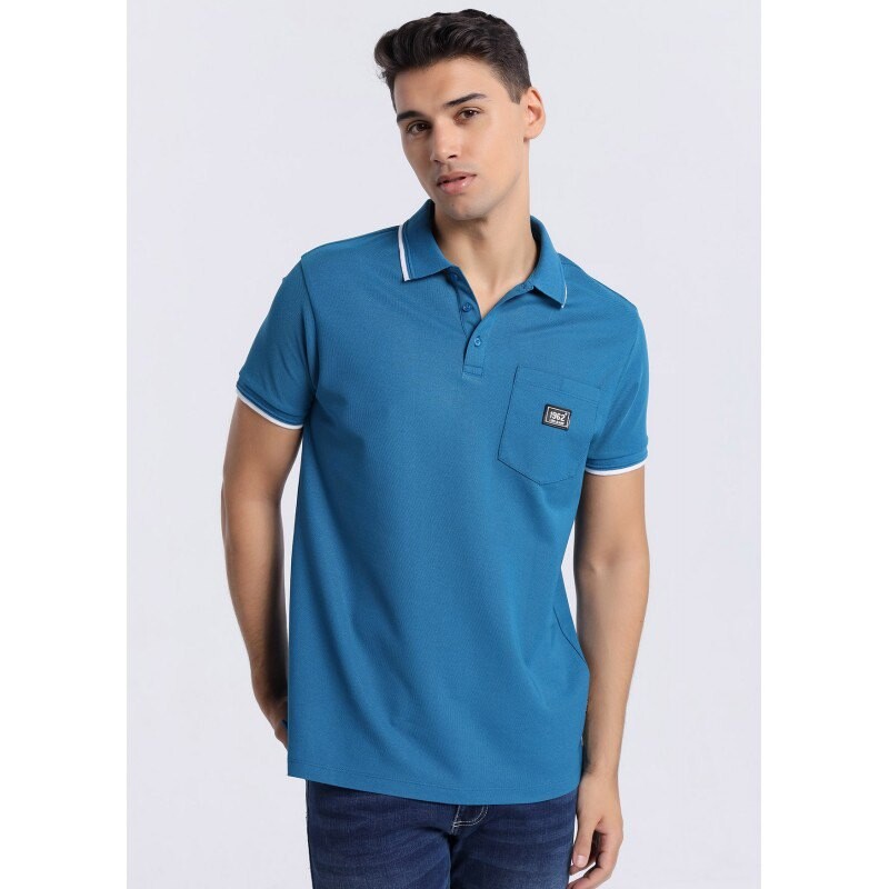 

Поло с коротким рукавом Lois Jeans 133430-13216-3323, синий