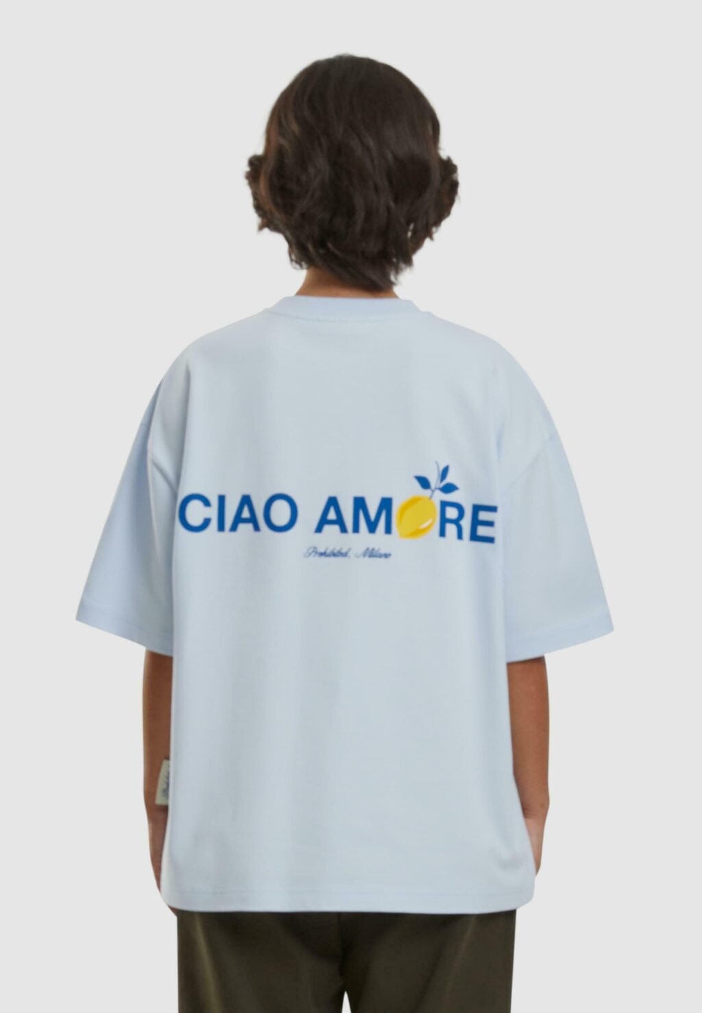 

Футболка с принтом CIAO AMORE TEE PROHIBITED, синий