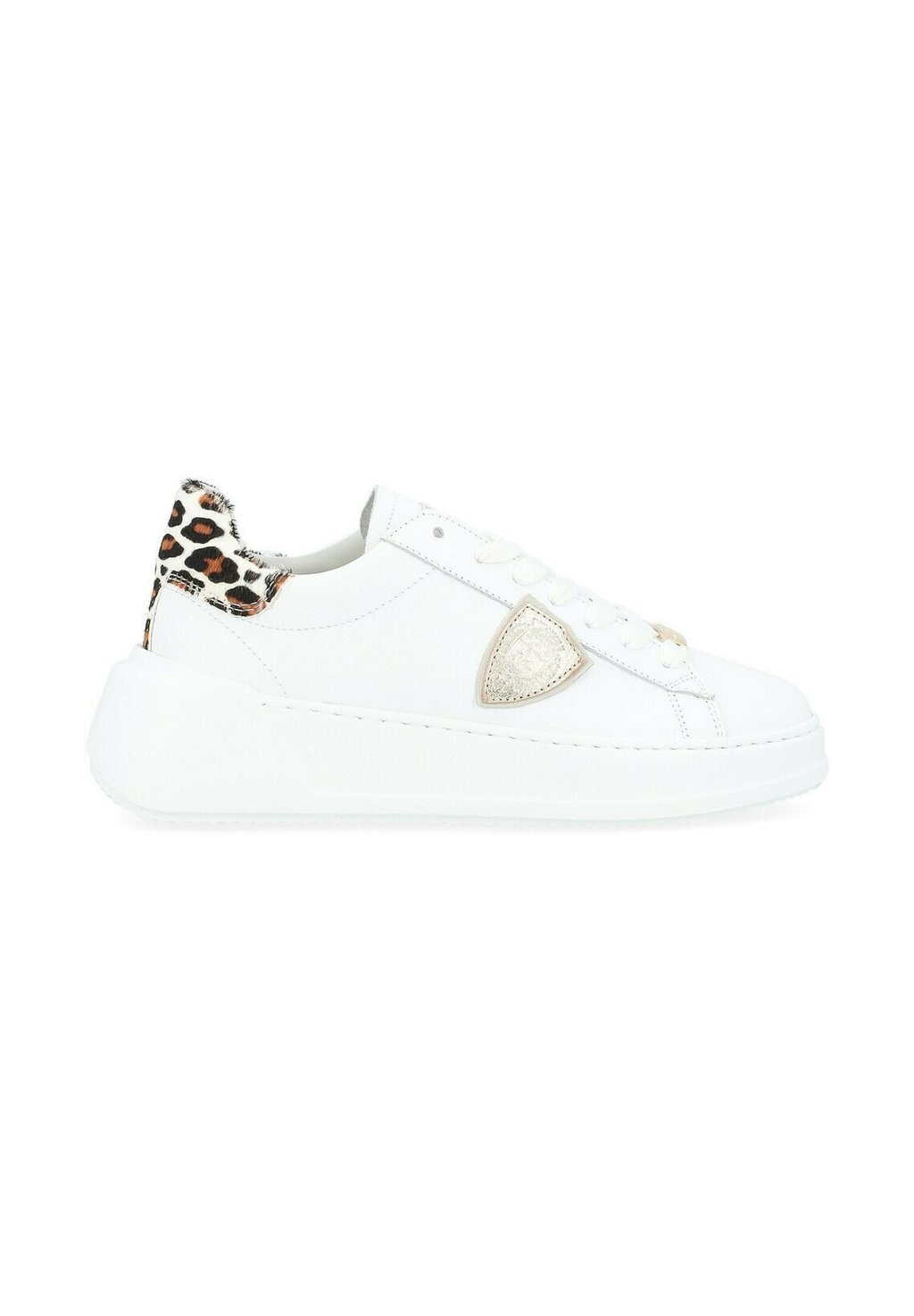 

Низкие кроссовки Temple Con Dettagli Animalier Philippe Model, белый
