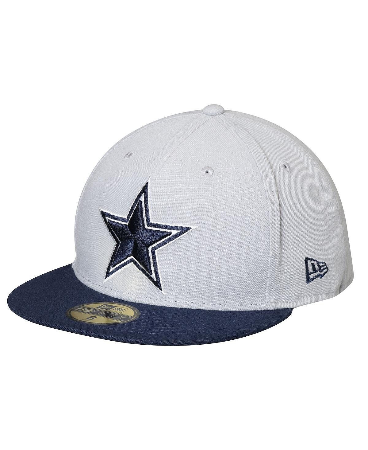 

Мужская серо-темно-синяя приталенная шляпа Dallas Cowboys Omaha II 59FIFTY New Era