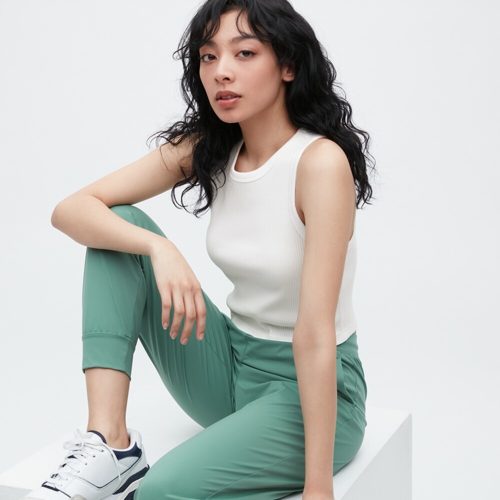 

Женский жилет Uniqlo Hot Girl T в рубчик, белый