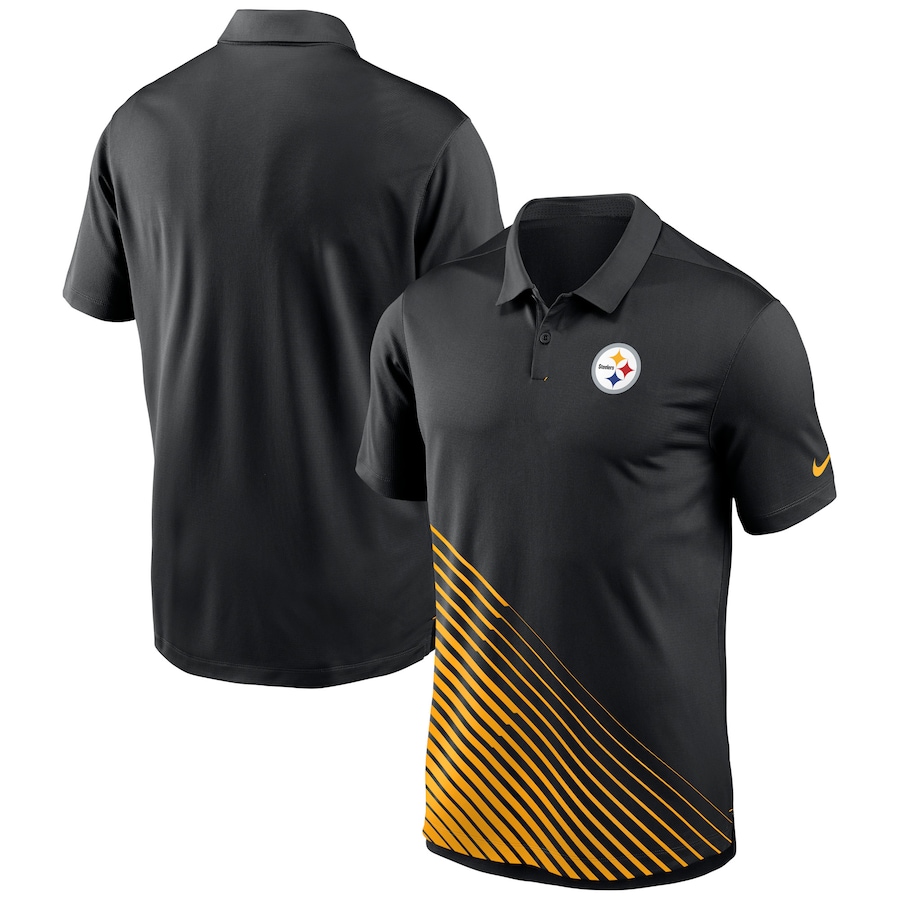 

Поло с коротким рукавом Nike Pittsburgh Steelers, черный