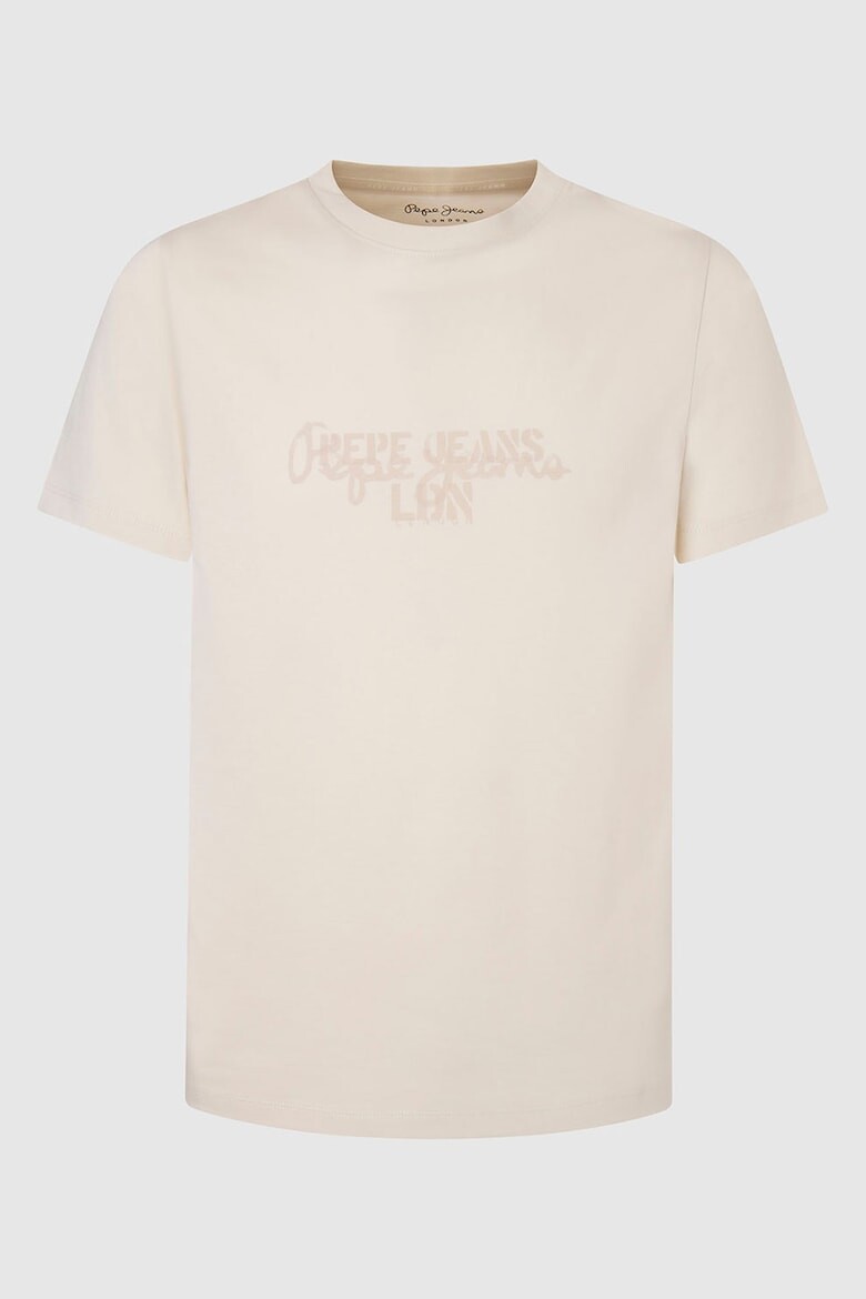 

Футболка с логотипом Pepe Jeans London, бежевый