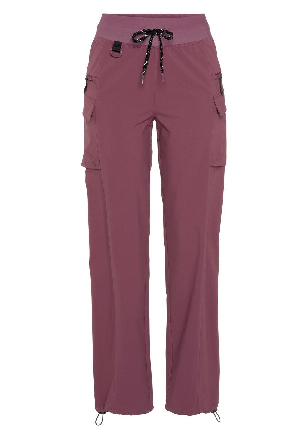 Обычные уличные брюки Lascana, темно-розовый обычные уличные брюки cmp темно серый