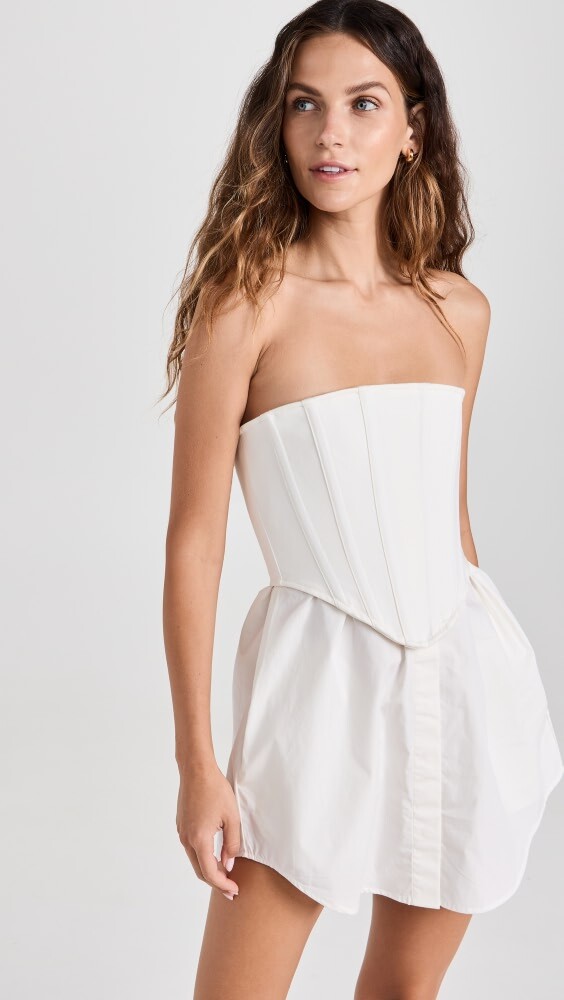 

Платье Dion Lee Internal Corset, белый
