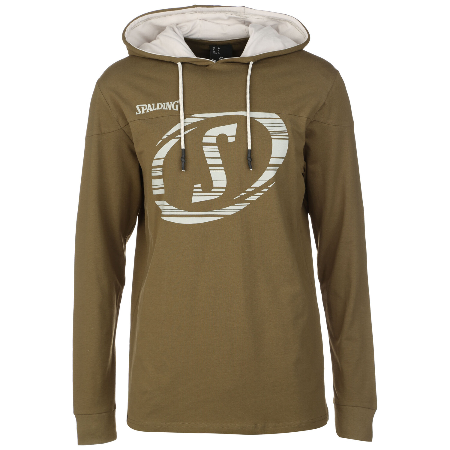 

Толстовка Spalding Hoodie Flow, цвет khaki/grau