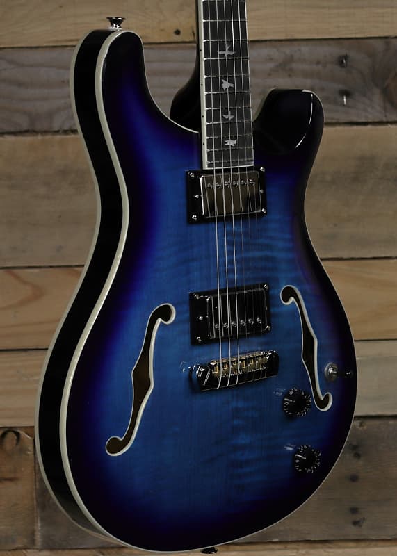 

Электрогитара PRS SE Hollowbody II Electric Guitar Faded Blue Burst w/ Case