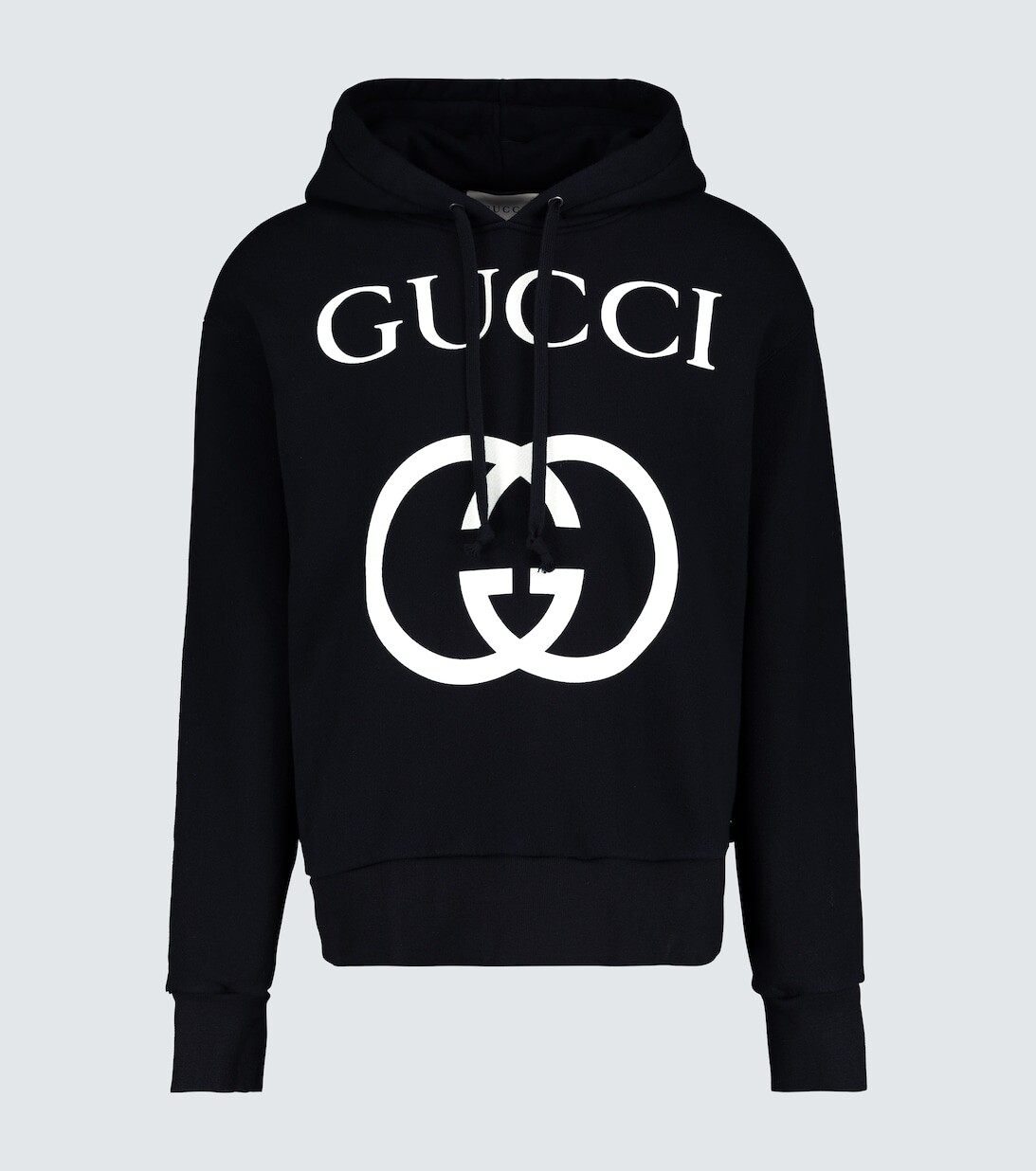

Толстовка с капюшоном и логотипом Interlocking G Gucci, черный