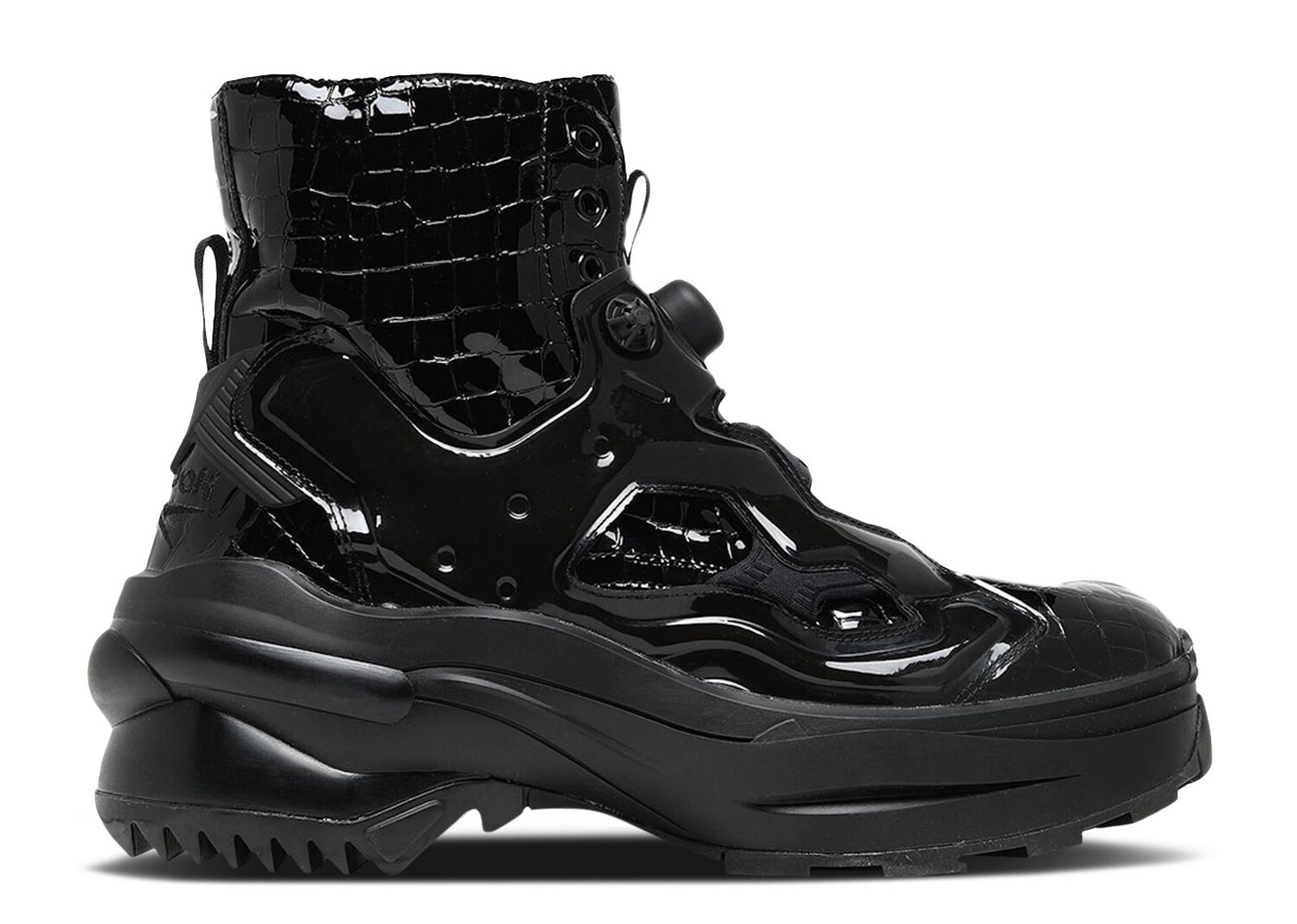 

Кроссовки Reebok Maison Margiela X Instapump Fury Tabi 'Black', черный