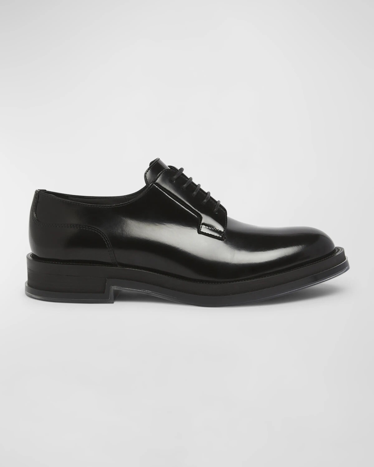 

Мужские кожаные туфли дерби на плаву Alexander McQueen, цвет Blackmulti