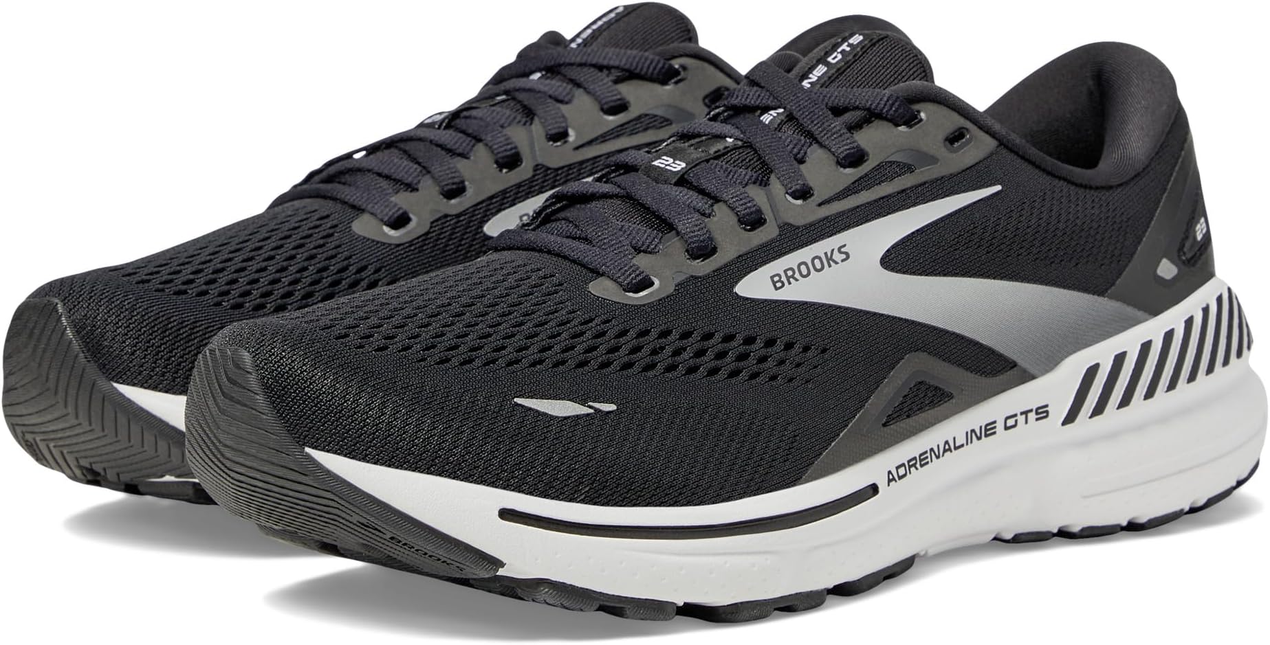 

Кроссовки Adrenaline GTS 23 Brooks, цвет Black/White/Silver