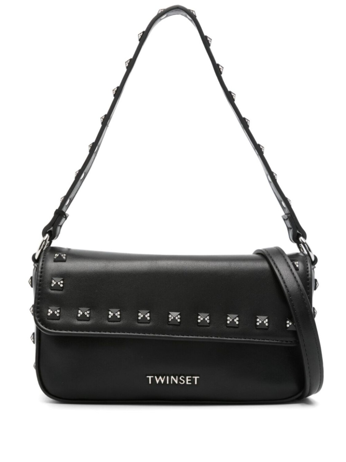 

Сумка через плечо TWINSET с заклепками, черный