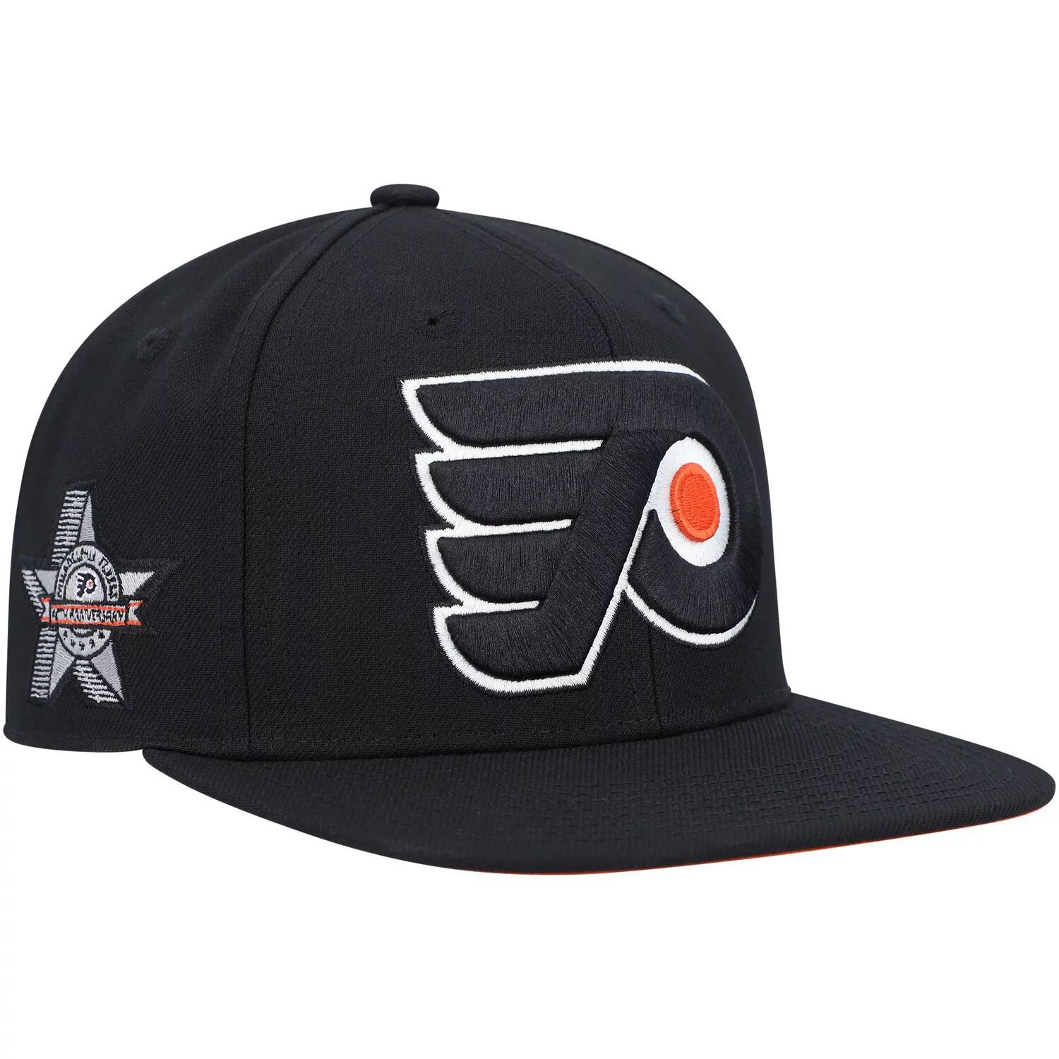 

Мужская винтажная приталенная шляпа в честь 45-летия Mitchell & Ness Philadelphia Flyers Black