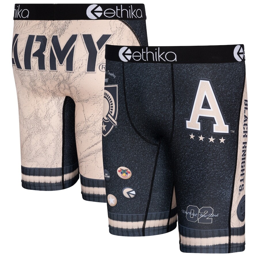 

Боксеры Ethika Army Black Knights, черный