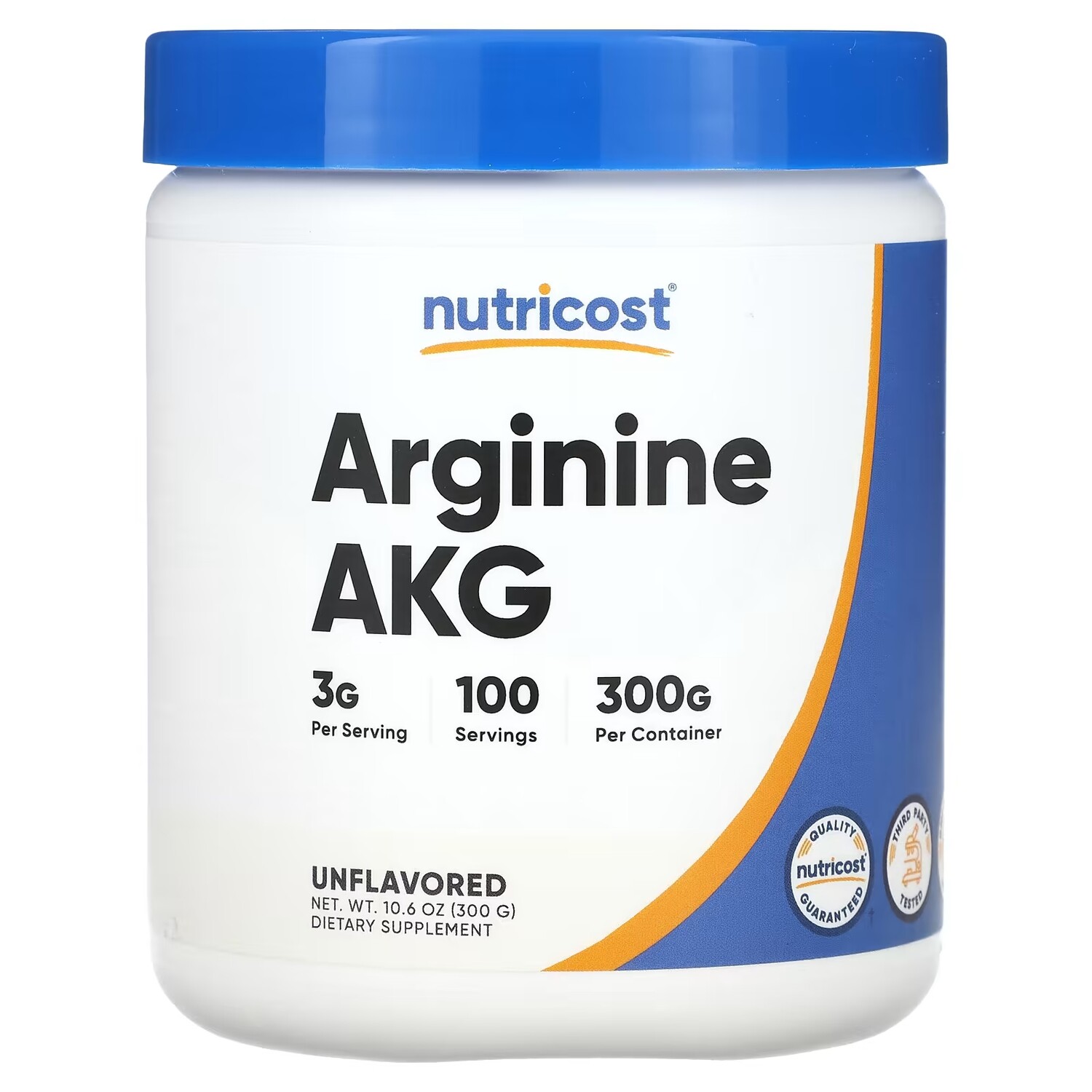 

Nutricost Аргинин AKG без вкуса, 10,6 унций (300 г)