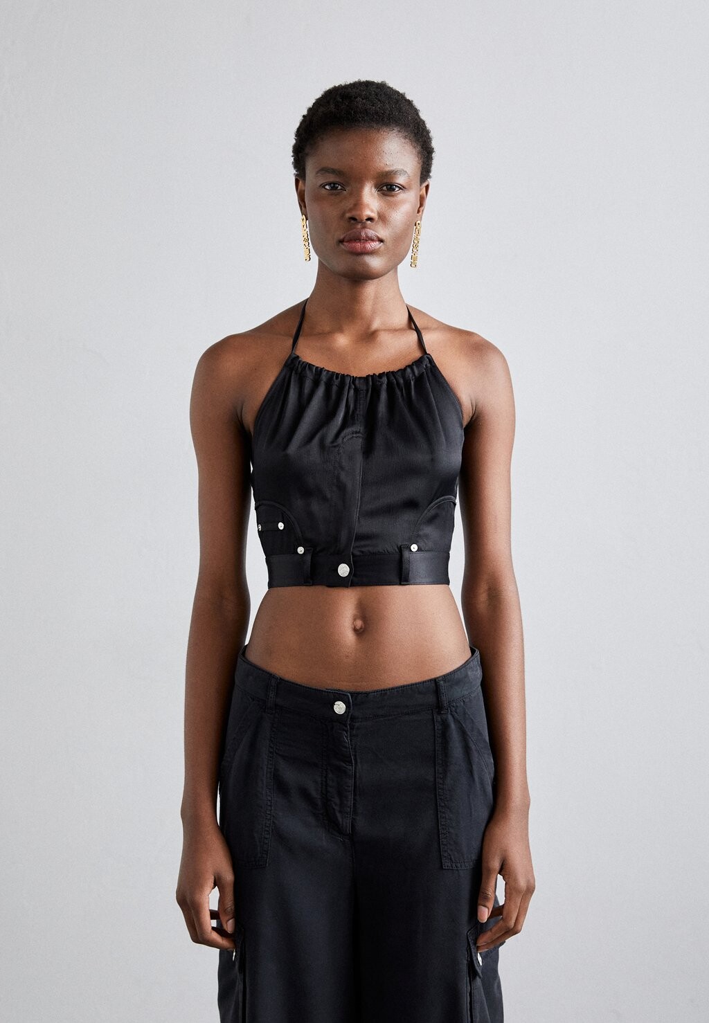 

Топ MOSCHINO JEANS, черный