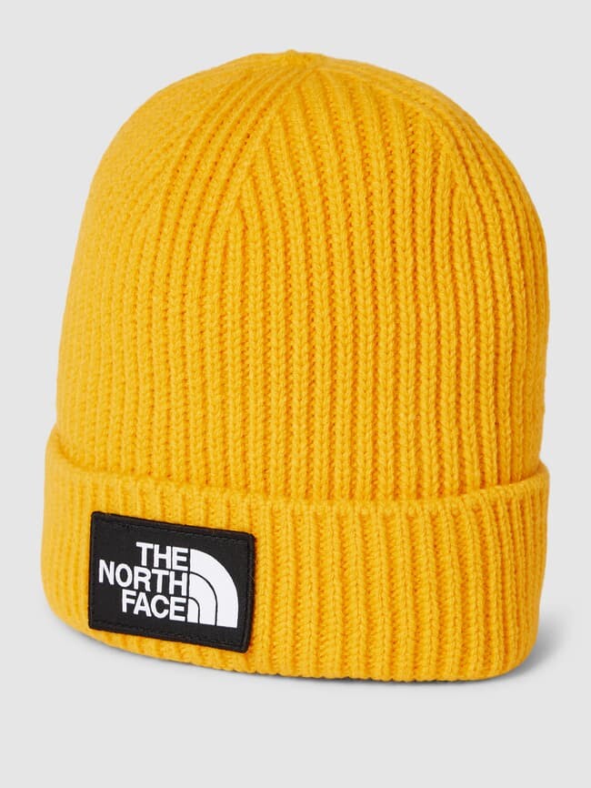

Шапка-бини в рубчик The North Face, желтый