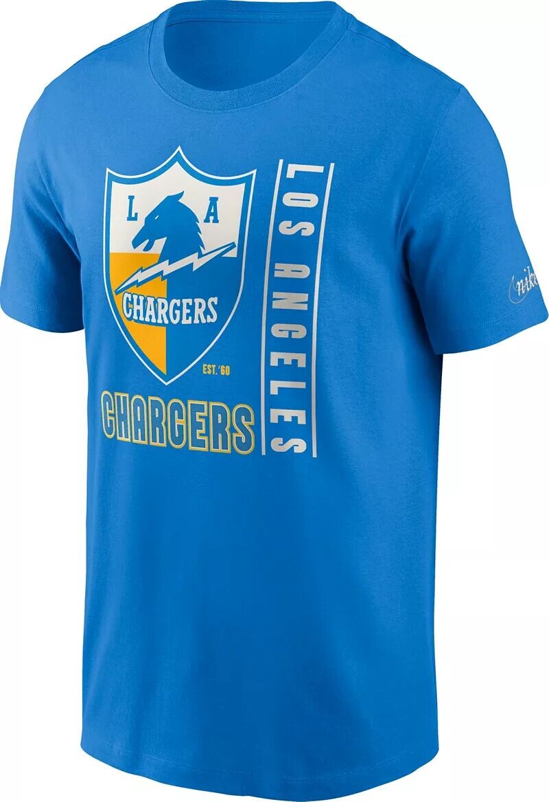 

Мужская синяя футболка Nike Los Angeles Chargers Rewind Essential