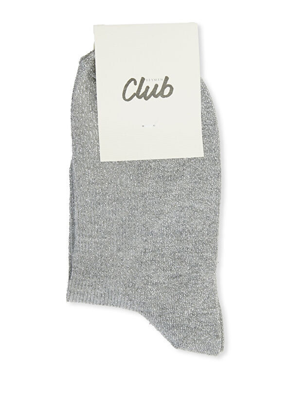 

Блестящие женские носки Beymen Club, серый