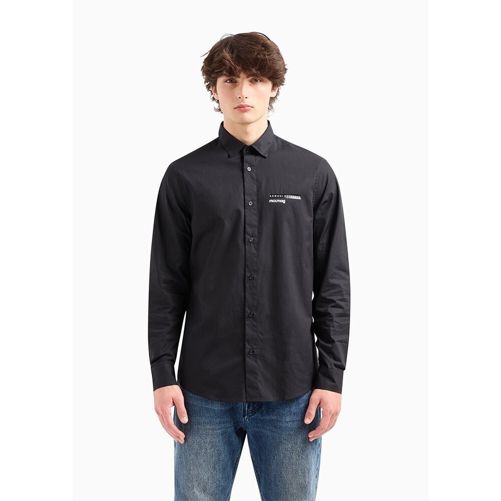 

Рубашка с длинным рукавом Armani Exchange 3DZC26_ZNXLZ, черный