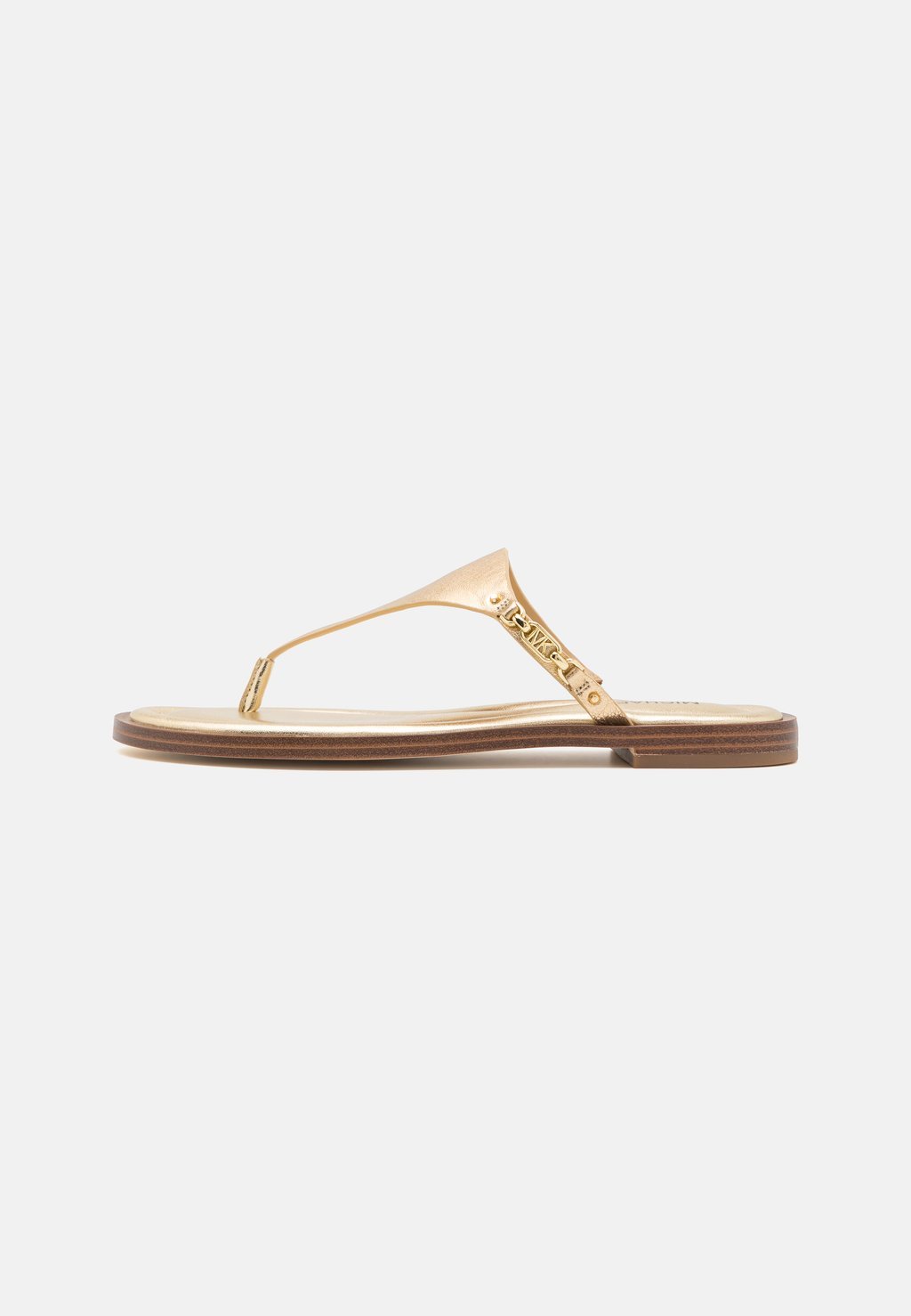 

Сандалии DANIELLA FLAT THONG MICHAEL Michael Kors, цвет pale gold