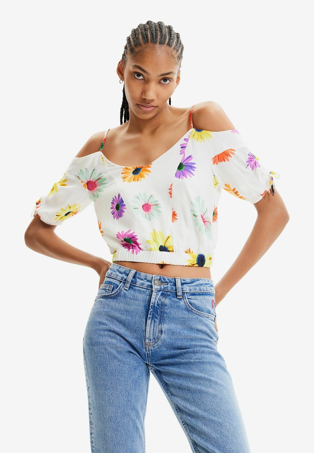 

Блузка Desigual, белый