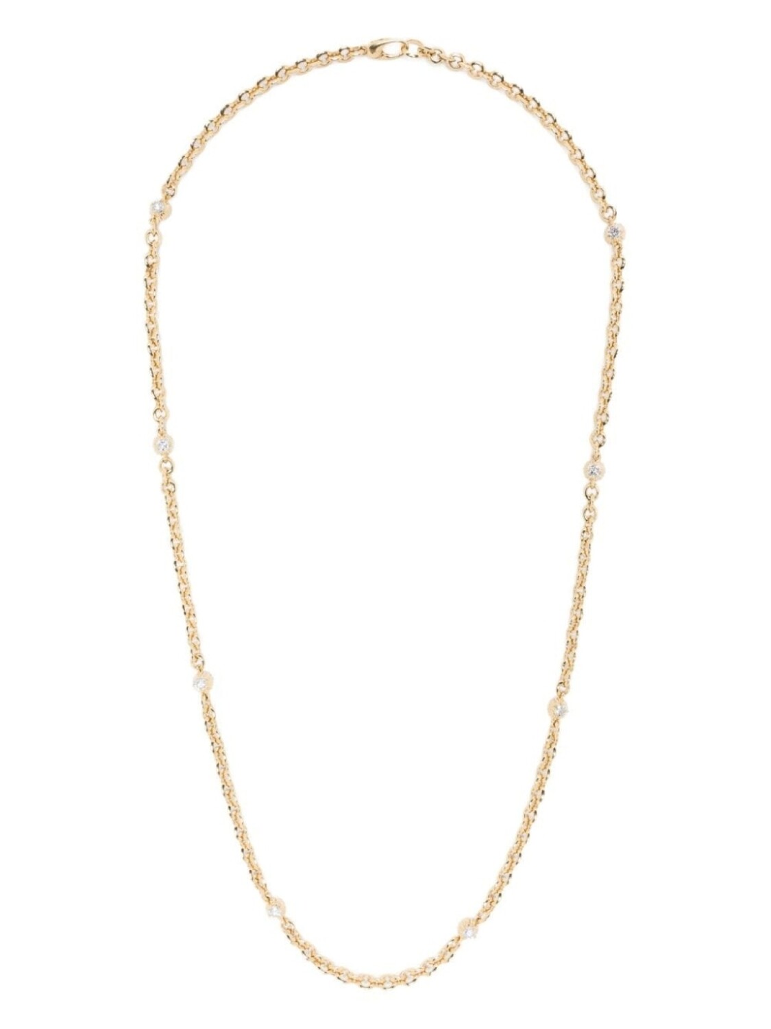 

Колье из желтого золота с бриллиантами Lizzie Mandler Fine Jewelry, золотой