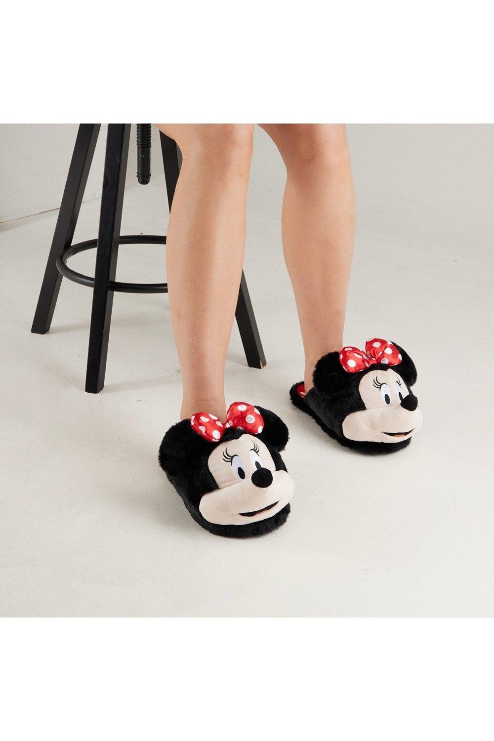 

Мягкие тапочки Минни 3D Disney, мультиколор