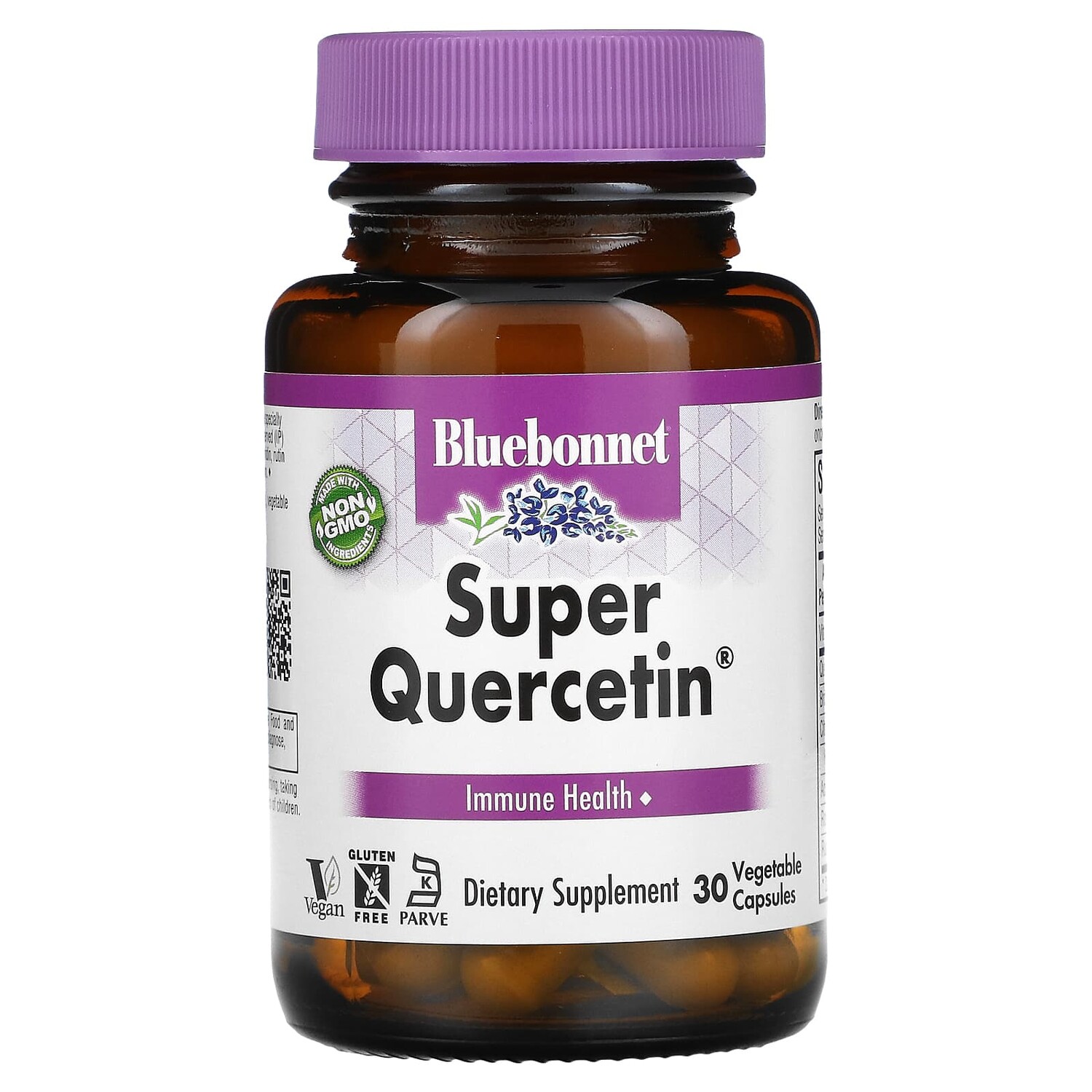 

Super Quercetin, Immune Health, 30 Vegetable Capsules, Bluebonnet Nutrition