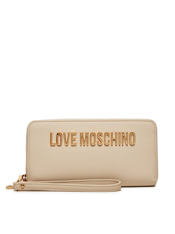 

Большой женский кошелек Love Moschino, экрю
