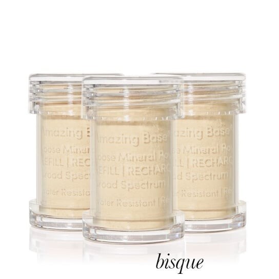 

Многоразовая кисть Amazing Base, пудра, SPF 20, бисквитный оттенок Jane Iredale