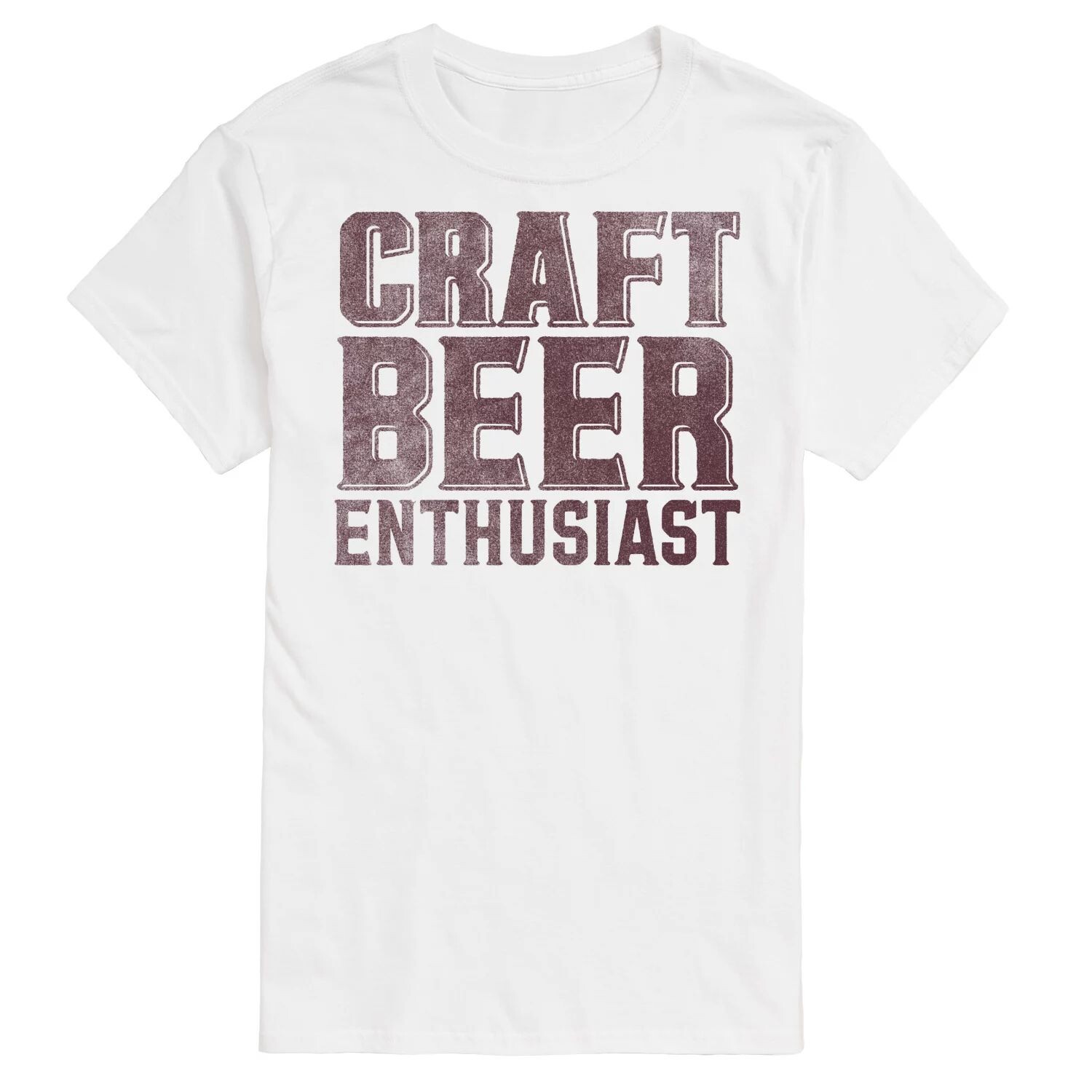 

Футболка с рисунком Big & Tall Craft Beer Enthusiast License, белый