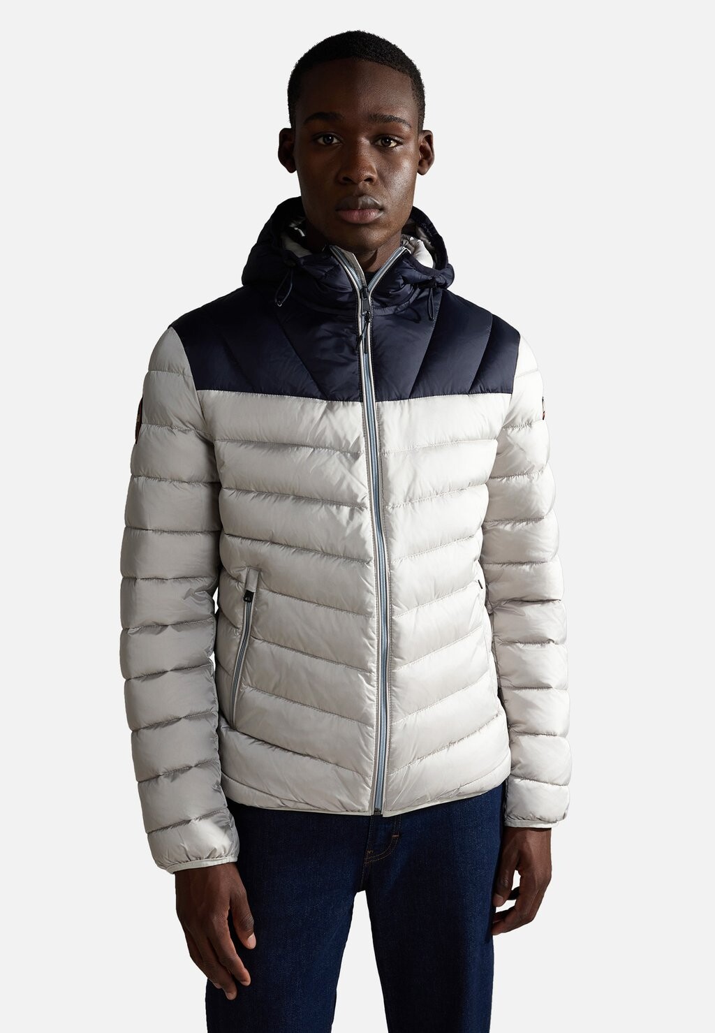 

Куртка зимняя AERONS HOOD Napapijri, серый призрак