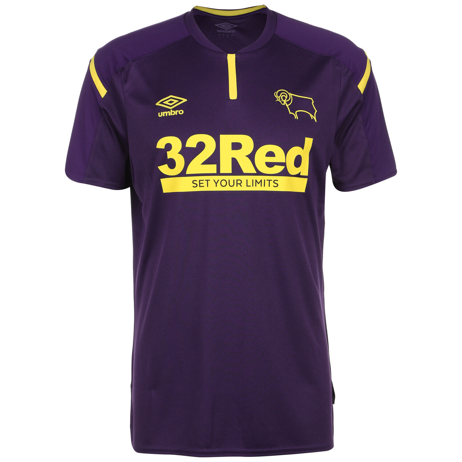 

Рубашка Umbro Fußballtrikot Derby County 21/22 3rd, цвет lila/gelb