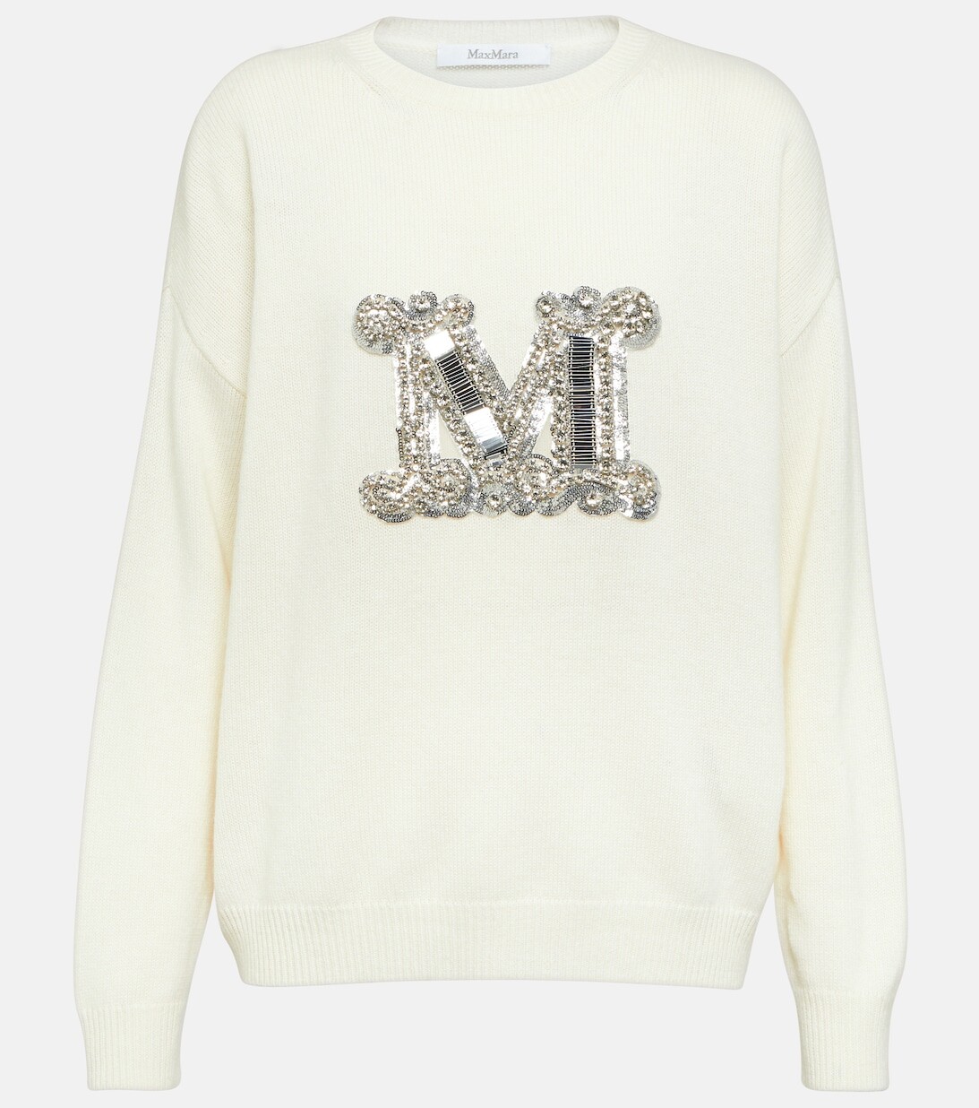 

Свитер Palato из шерсти и кашемира MAX MARA, белый