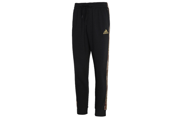 

Трикотажные спортивные штаны мужские черные Adidas, черный