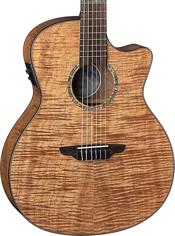 Акустическая гитара Luna High Tide Exotic Mahogany Nylon Acoustic-Electric Classical Guitar, Natural xpt tide brand ins dark high street series hedging loose round neck long sleeve national tide personality couple student sweat