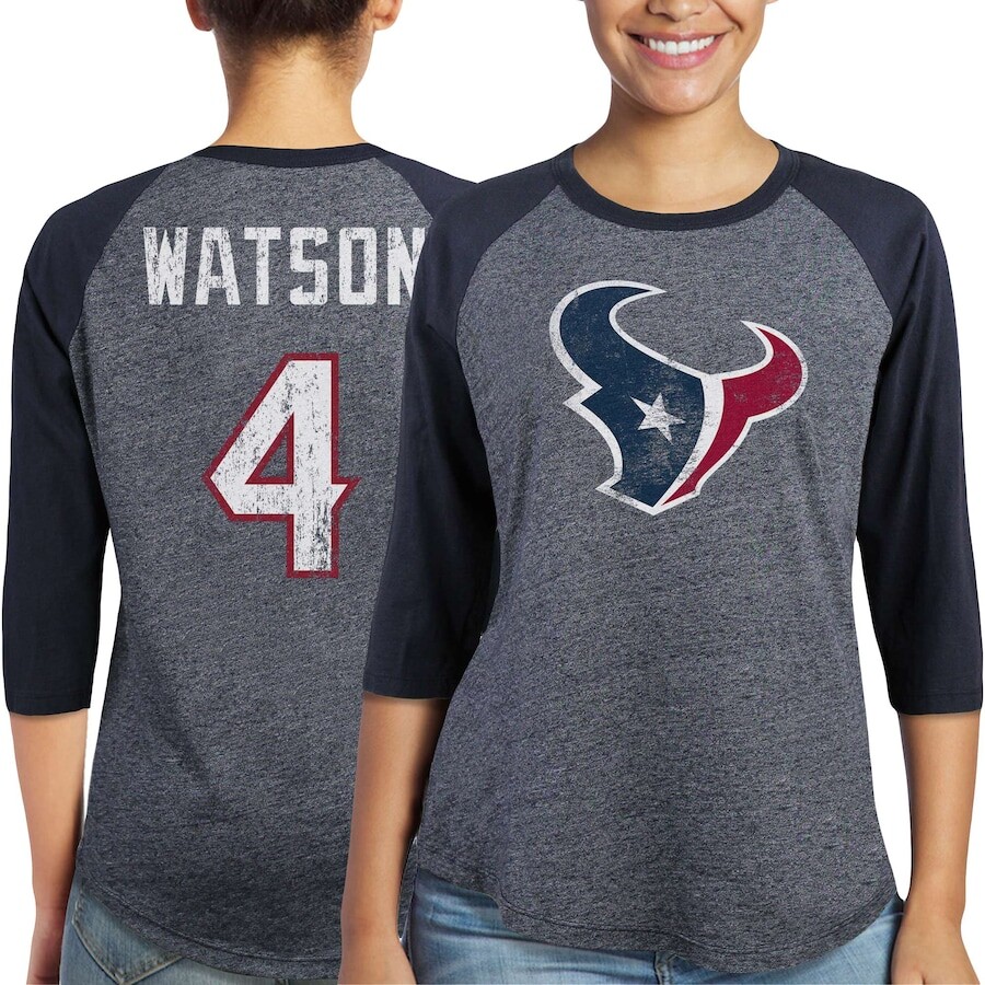 

Футболка с именем и номером Fanatics Branded Houston Texans, нави