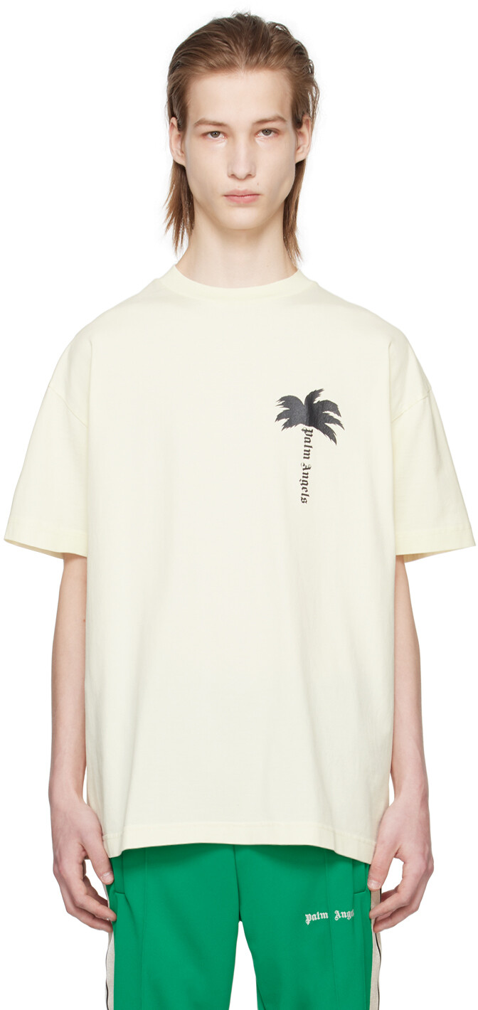 

Кремового цвета футболка «The Palm» Palm Angels