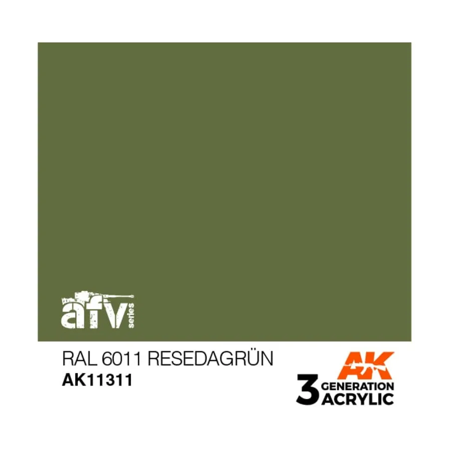 

RAL 6011 Резедагрун, 3rd Gen Acrylic - AFV